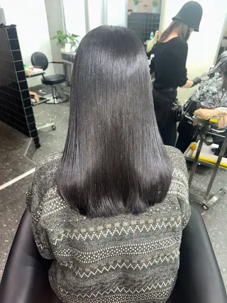 ロング パーマ 髪質改善⭐️縮毛矯正 中野⭐️Rinaのヘアスタイル