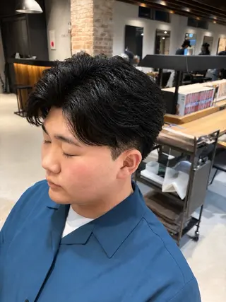 ショート パーマ 冨沢 巧のヘアスタイル