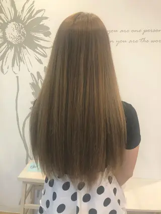 ロング カラー CASA 祇園四条のヘアスタイル