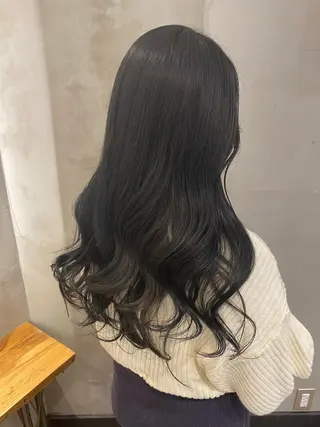 セミロング 顔周りカット・相談 レイヤーも◎しずくのヘアスタイル