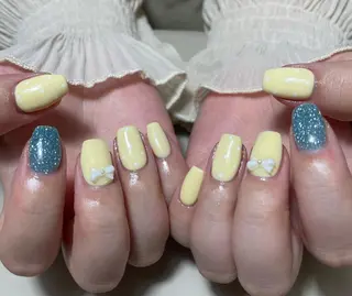 ネイル By moonネイル 🌷ワンホン/韓国風のネイルデザイン