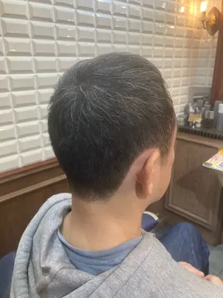 ショート メンズ ルピナス中田店長 山口大地のヘアスタイル