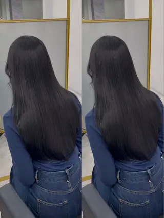 ロング カラー 🍒暖色🍒ブリーチ なしカラー/たくみ。のヘアスタイル