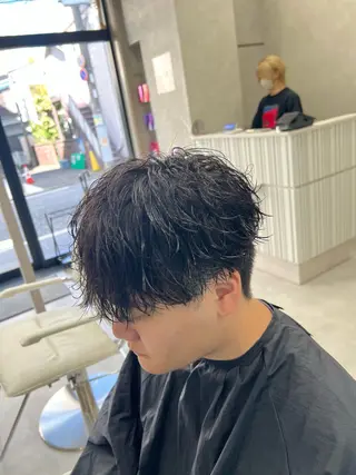 パーマ メンズ SENA 再現性 パーマと縮毛矯正のヘアスタイル