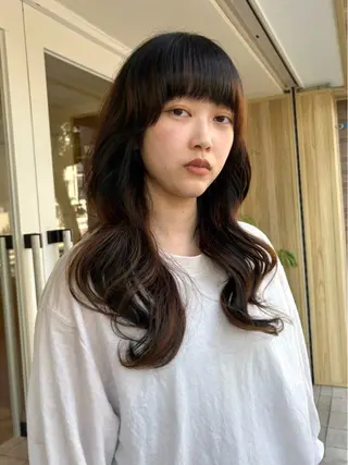 ロング カラー ノエ/ インナーカラー/高岳のヘアスタイル