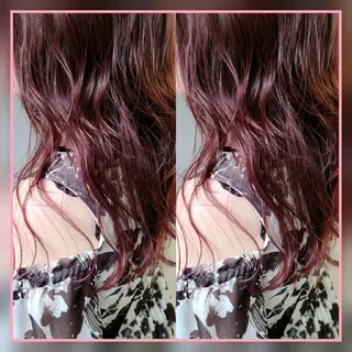 セミロング カラー 田中 孝征のヘアスタイル