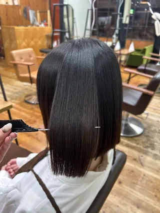 ミディアム 木藤 優杏のヘアスタイル