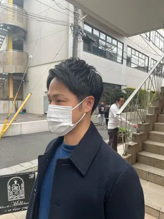 ショート 🔥コテ巻き風 ボブパーマ🔥のヘアスタイル