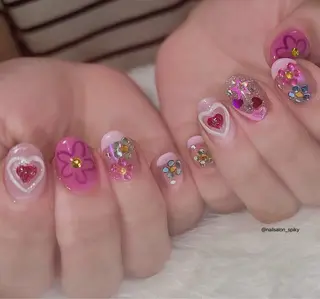 ネイル Spiky とうげ ふうかのネイルデザイン