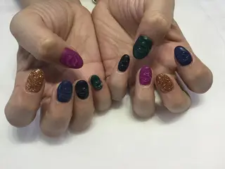 ネイル 💎🐰 saki. m 🐰💎のネイルデザイン