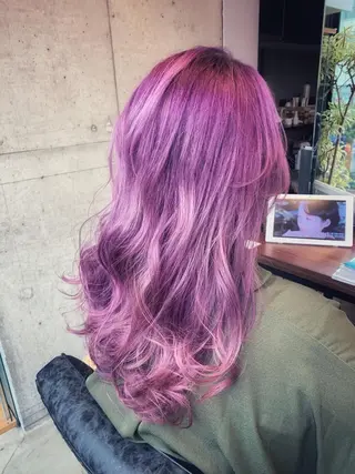 セミロング カラー ✨縮毛矯正/髪質改善 錦糸町/松坂拓馬のヘアスタイル