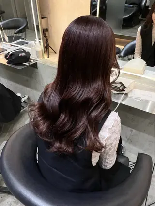 ロング カラー うる艶縮毛カラー✨ たいよう☀️のヘアスタイル