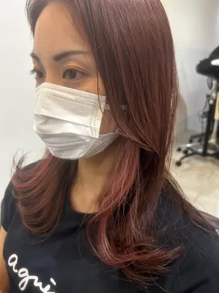 カラー 上田 愛來のヘアスタイル
