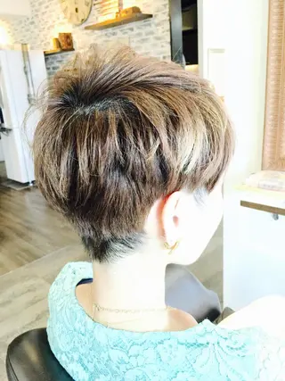 ショート ショートは任せて ミヤザキのヘアスタイル