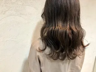 ロング カラー パーマ ヘアアレンジ まつパ/まつエク Ci belleのマツエク・マツパデザイン