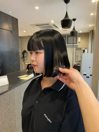 ミディアム カラー はるか/ CosyVelvetのヘアスタイル