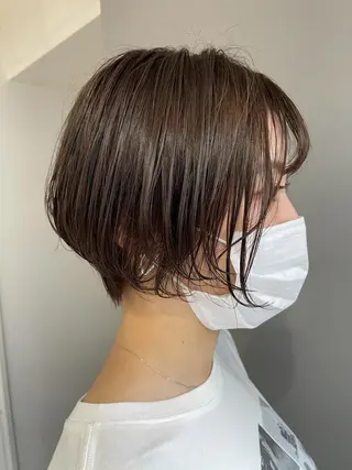 ショート 心斎橋韓国ボブ 好原良真のヘアスタイル