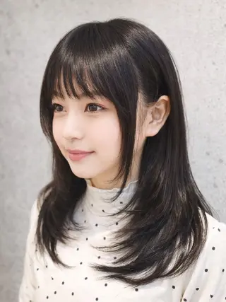 セミロング カラー terra✂️川嶋 大輔のヘアスタイル