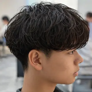 パーマ メンズ 男の理想を叶える🔥 メンズパーマ特化｜関のヘアスタイル