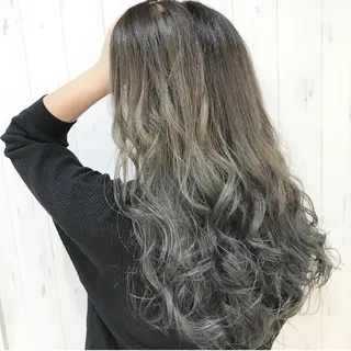 セミロング カラー 【毎朝セット3分】 メンズパーマ　真人のヘアスタイル