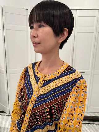 ショート ブリーチカラー🎀 韓国風/寺門美優のヘアスタイル