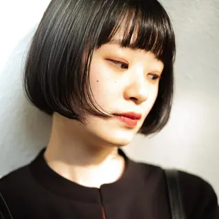 ミディアム カラー stylist田口 祐歩のヘアスタイル