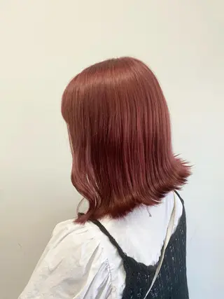 ミディアム カラー ヘアアレンジ TRU Shino🦋のマツエク・マツパデザイン