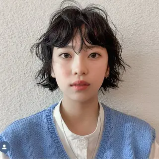 ショート パーマ ショートオタク ❣️Genkiのヘアスタイル