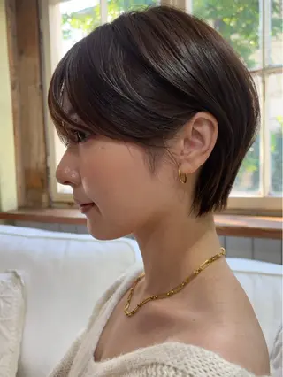 ショート 大人ショート特化/ カットモデル/表参道のヘアスタイル