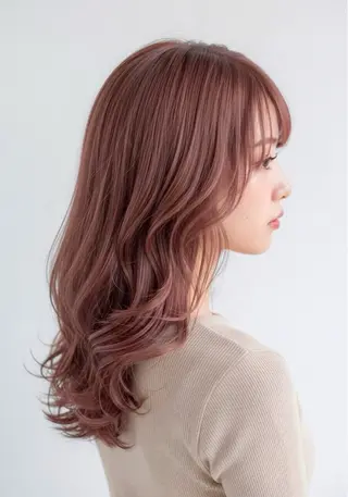 ロング 橋本 茉保のヘアスタイル