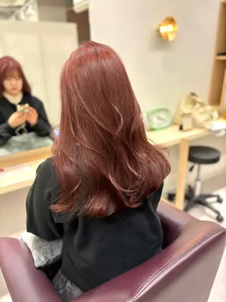 セミロング Haruka✄﻿ 透明感カラー🫧🌙のヘアスタイル