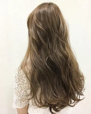 ロング カラー ノンダメージ髪質改善 カラー💎/KURAのヘアスタイル