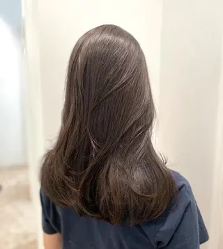 ロング 韓国風🤍 イワサキ　リコ🍒のヘアスタイル