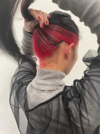ロング カラー ryuei /原宿のヘアスタイル