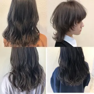 セミロング 中川 茜里のヘアスタイル