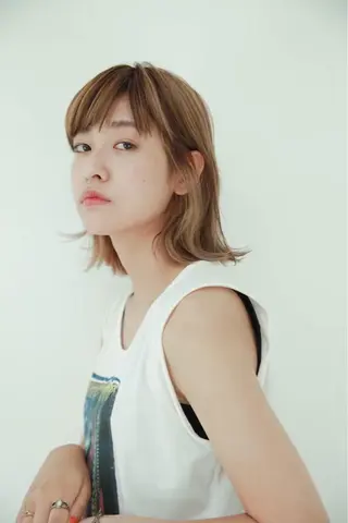 ミディアム カラー パーマ ヘアアレンジ メンズ キッズ ネイル マツエク・マツパ EnBlesS西宮 マンツーマン神道有基のヘアスタイル