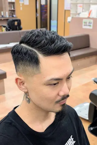 ショート パーマ 理容プラージュ燕三条 福井のヘアスタイル