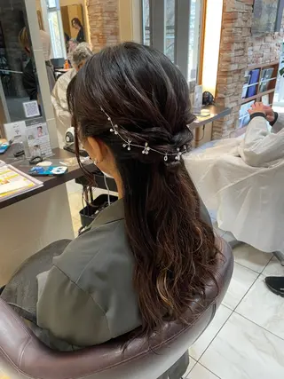 ロング ヘアアレンジ 垢抜け透明感カラー 🌻篠崎梓🌻のヘアスタイル