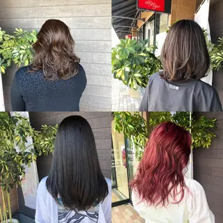 セミロング 太白区/白髪ぼかし ハイライト/千葉達人のヘアスタイル