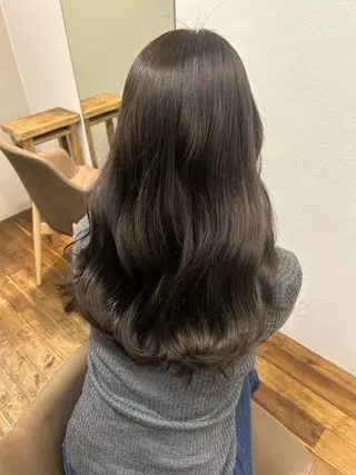 ロング カラー 大阪デザインカラー/ カットモデル募集のヘアスタイル