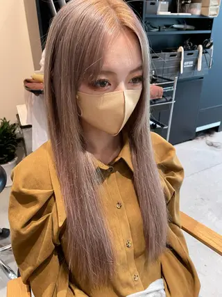 ロング カラー ヘアアレンジ 寺西 恵🪡🤍のヘアスタイル
