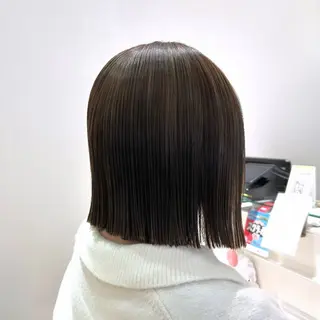 ショート カラー ヘアアレンジ 吉水 彩乃 /ボブ/艶感カラーのヘアスタイル