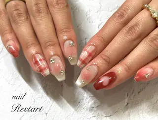 セミロング Restart YURIのネイルデザイン