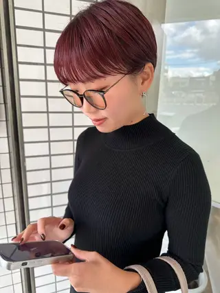 ショート カラー charme シャルムのヘアスタイル