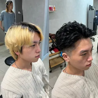 ミディアム パーマ メンズ メンズ支持率エリア No.1/keitaのヘアスタイル