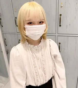 ミディアム カラー 中川 茜里のヘアスタイル