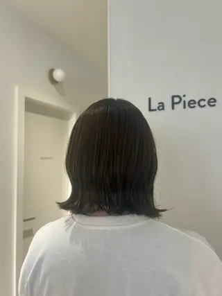 ミディアム カラー Nanami🧸🤍 ワンカラーモデル募集のヘアスタイル