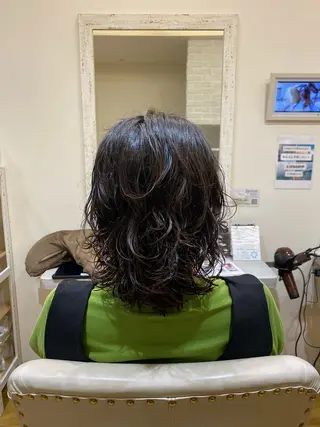 ミディアム 似合わせカット /ニュアンスパーマのヘアスタイル