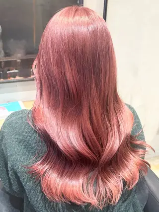 セミロング カラー みわ/博多 ブリーチ/メンズヘアのヘアスタイル