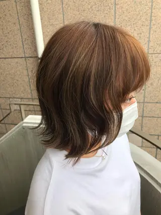 ミディアム カラーアンドケアリタ kitamuuuのヘアスタイル